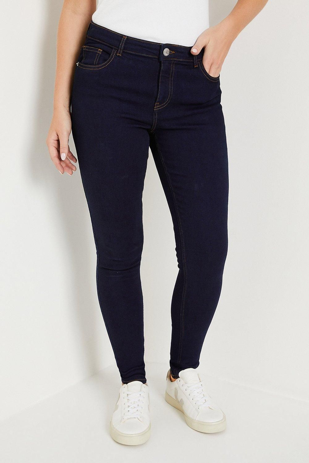 Dorothy Perkins Comfort Stretch Skinny Jeans Indigo image 4