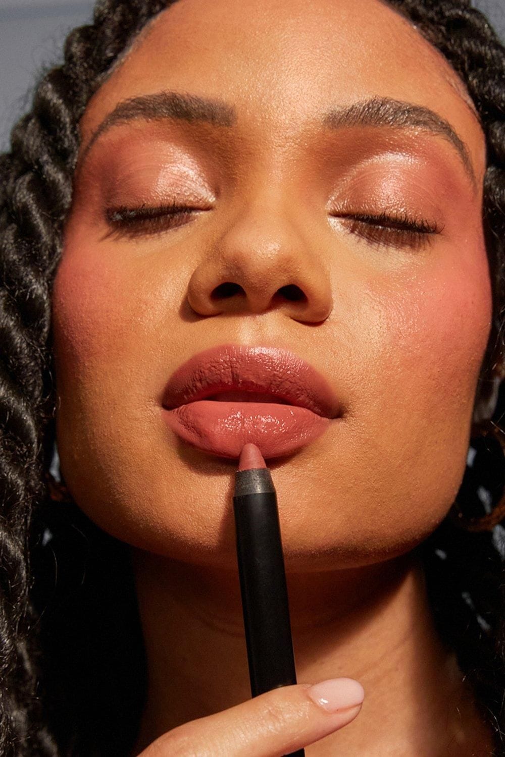 Nudestix Intense Matte Lip + Cheek Pencil Sunkissed Rose image 3