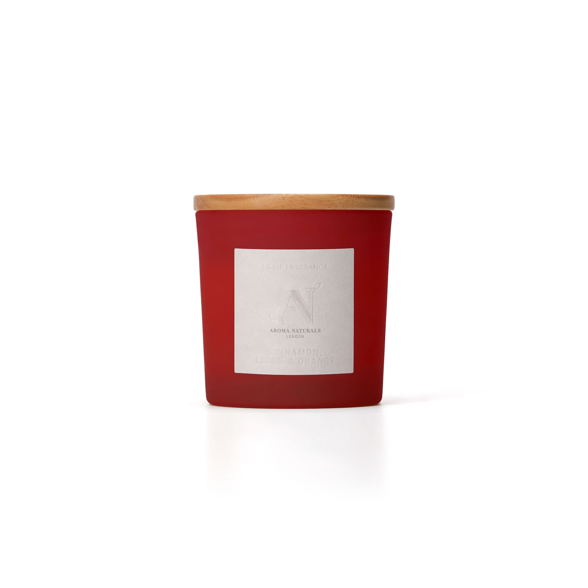 Aroma Naturals Frosted Decadence Glass Candle - Vanilla Bean Scent image 1