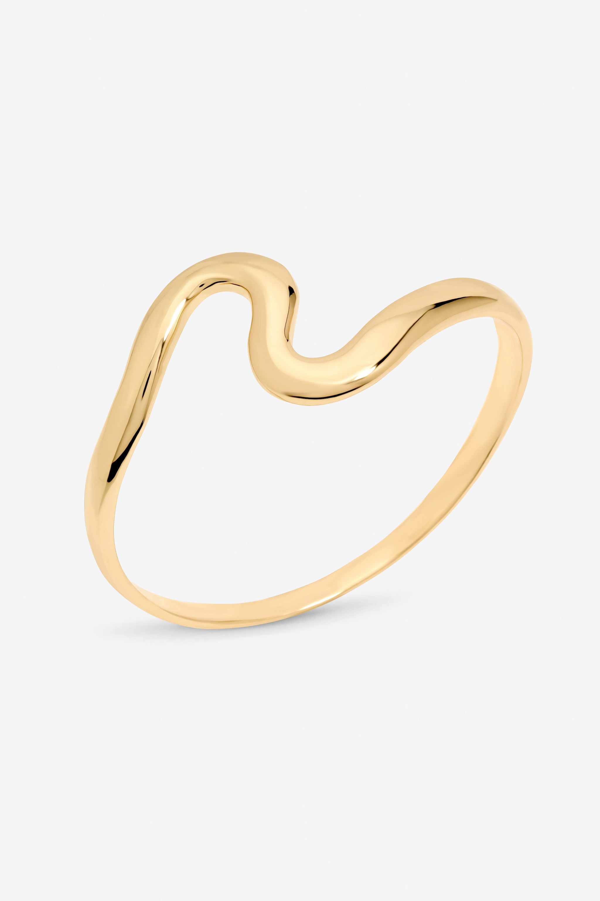 Jon Richard Gold Plated Polished Swirl Bangle image 2