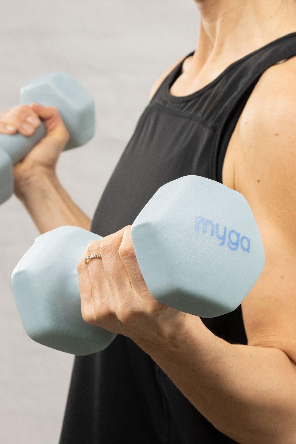 Myga Hexagonal Dumbbell - 5kg Pair image 2