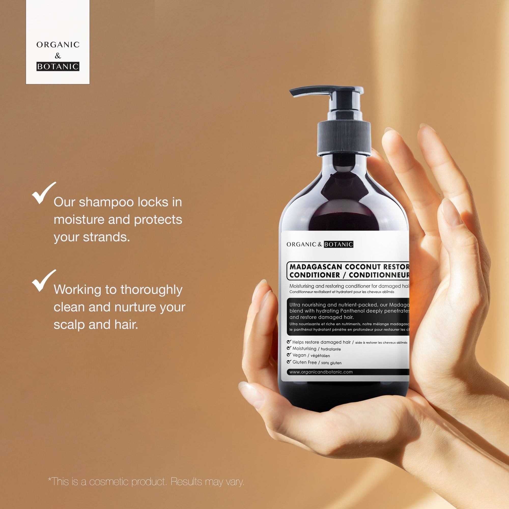 Organic & Botanic Madagascan Coconut Restoring Conditioner 500ml image 5