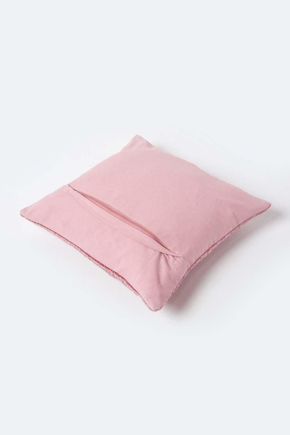 Homescapes Crushed Velvet Cushion Cover image 3