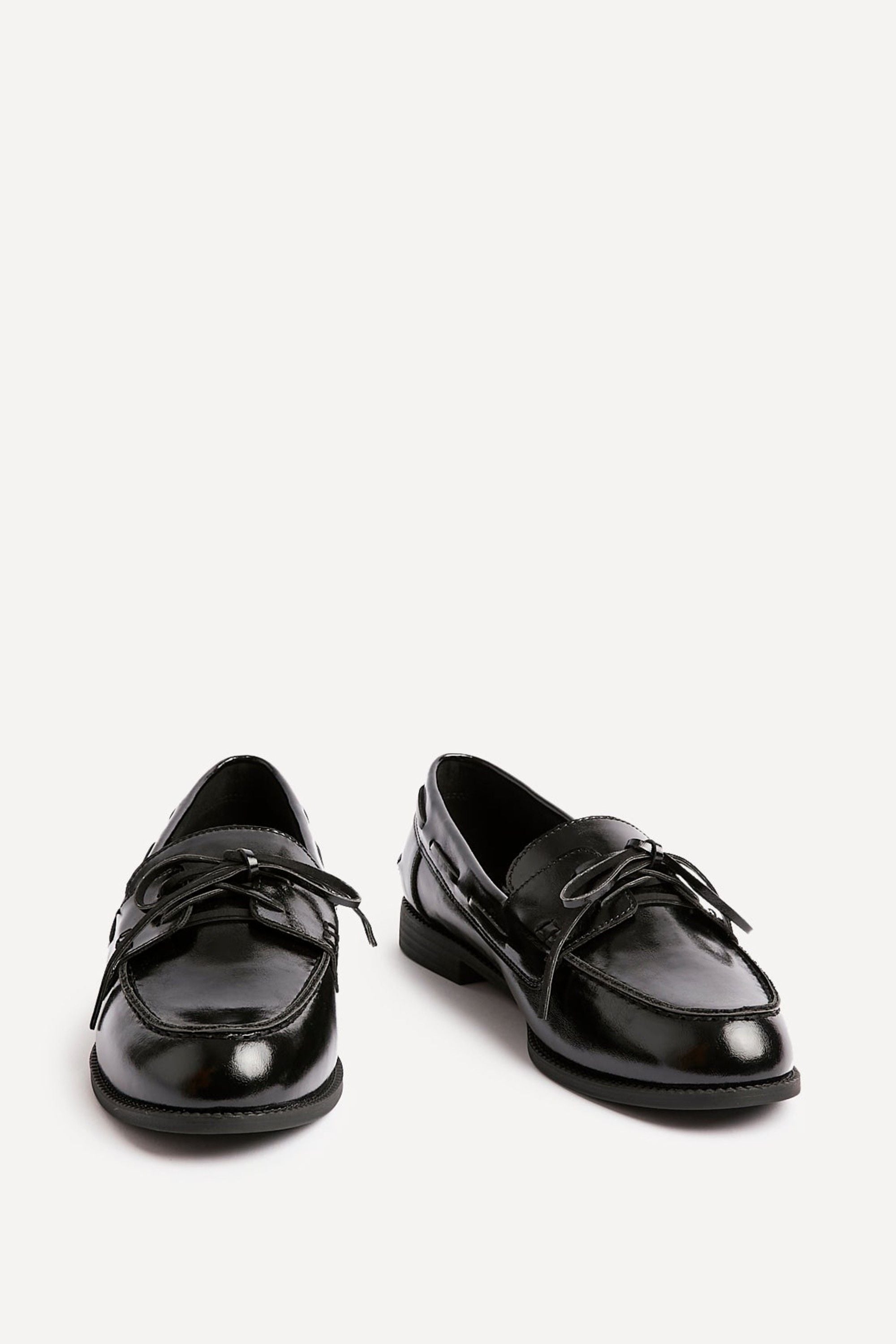 Linzi Vanish Black Patent Slip On Loafer image 3