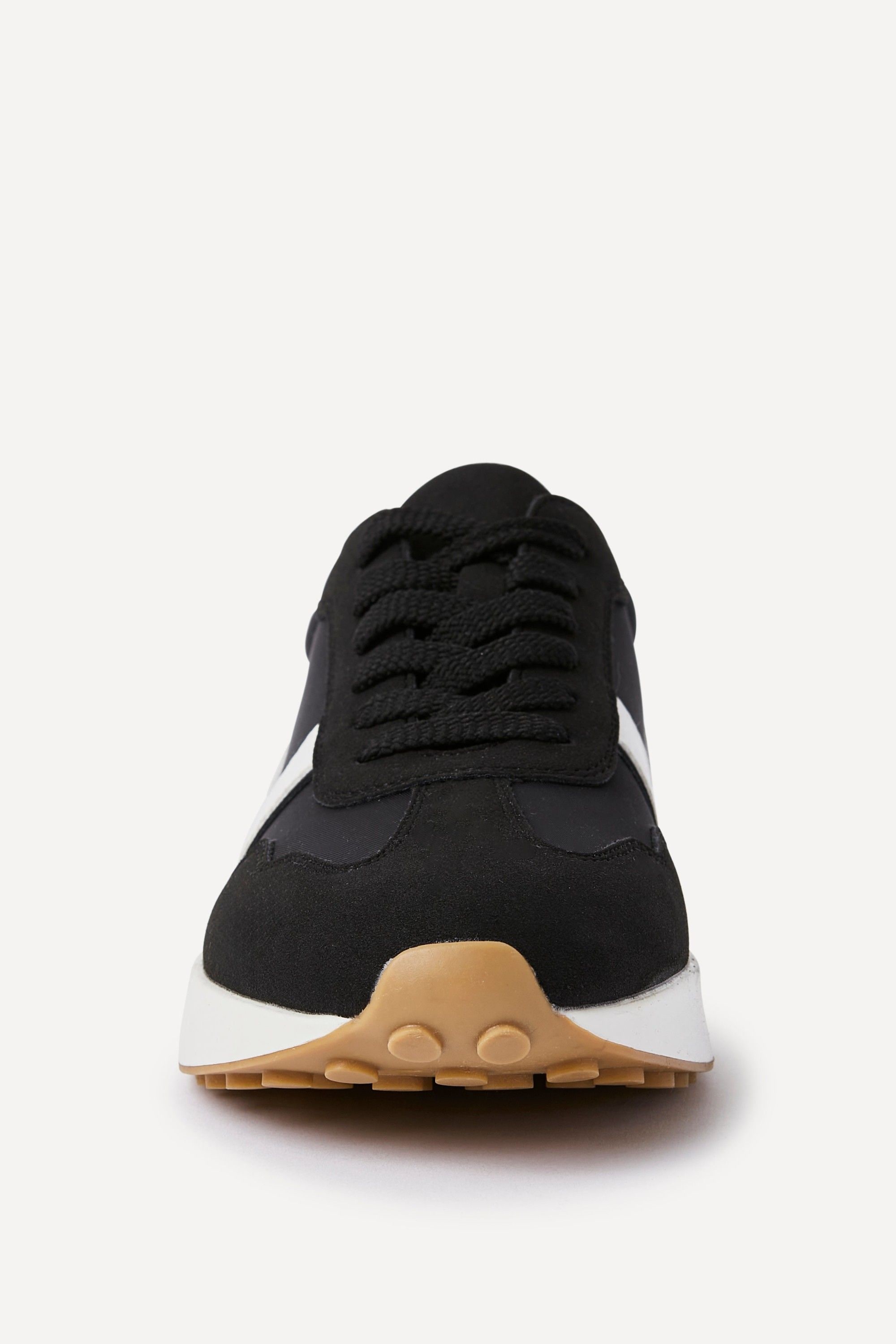Linzi Hustle Black Suede Mix Sports Trainers image 5