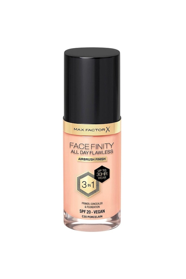 Max Factor Facefinity All Day Flawless 3 in 1 Vegan Foundation Porcelain