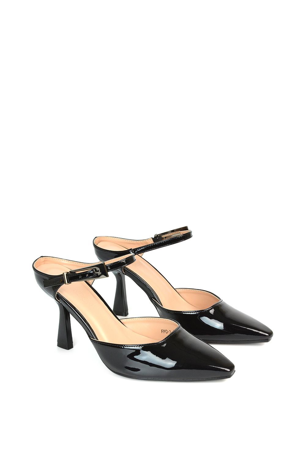 XY London 'Daisy-May' Stiletto High Heel Slip On Pointed Toe Court Shoes image 5