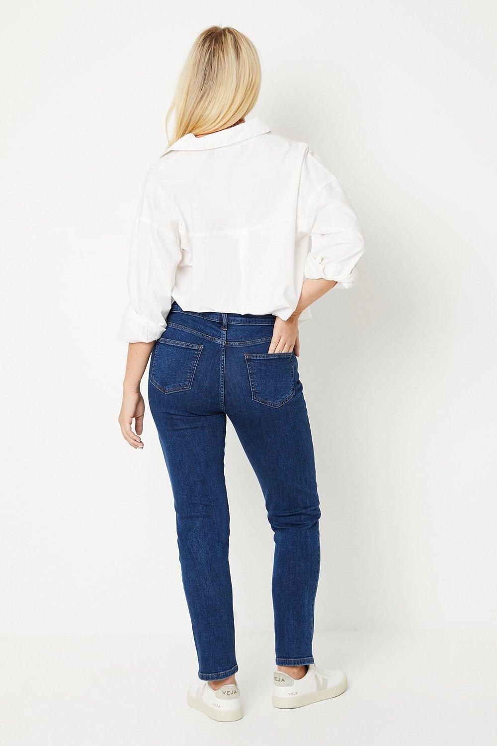 Dorothy Perkins Comfort Stretch Slim Jeans Mid Wash image 3