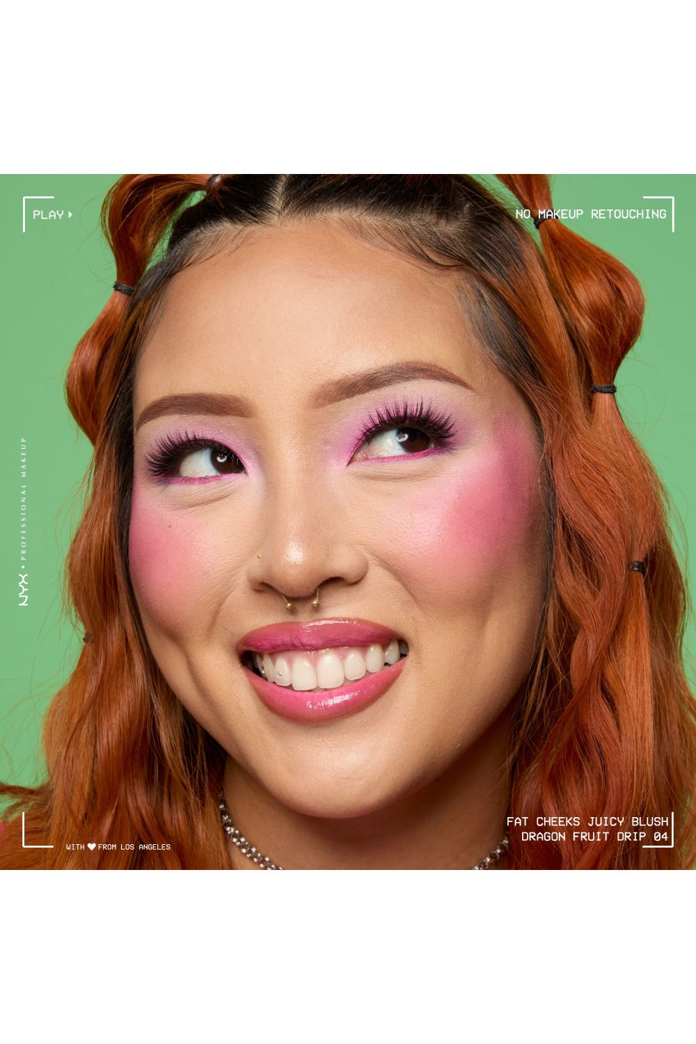 NYX Professional Makeup Fat Cheeks Blush 8ml Dragon Fruit Drip image 10