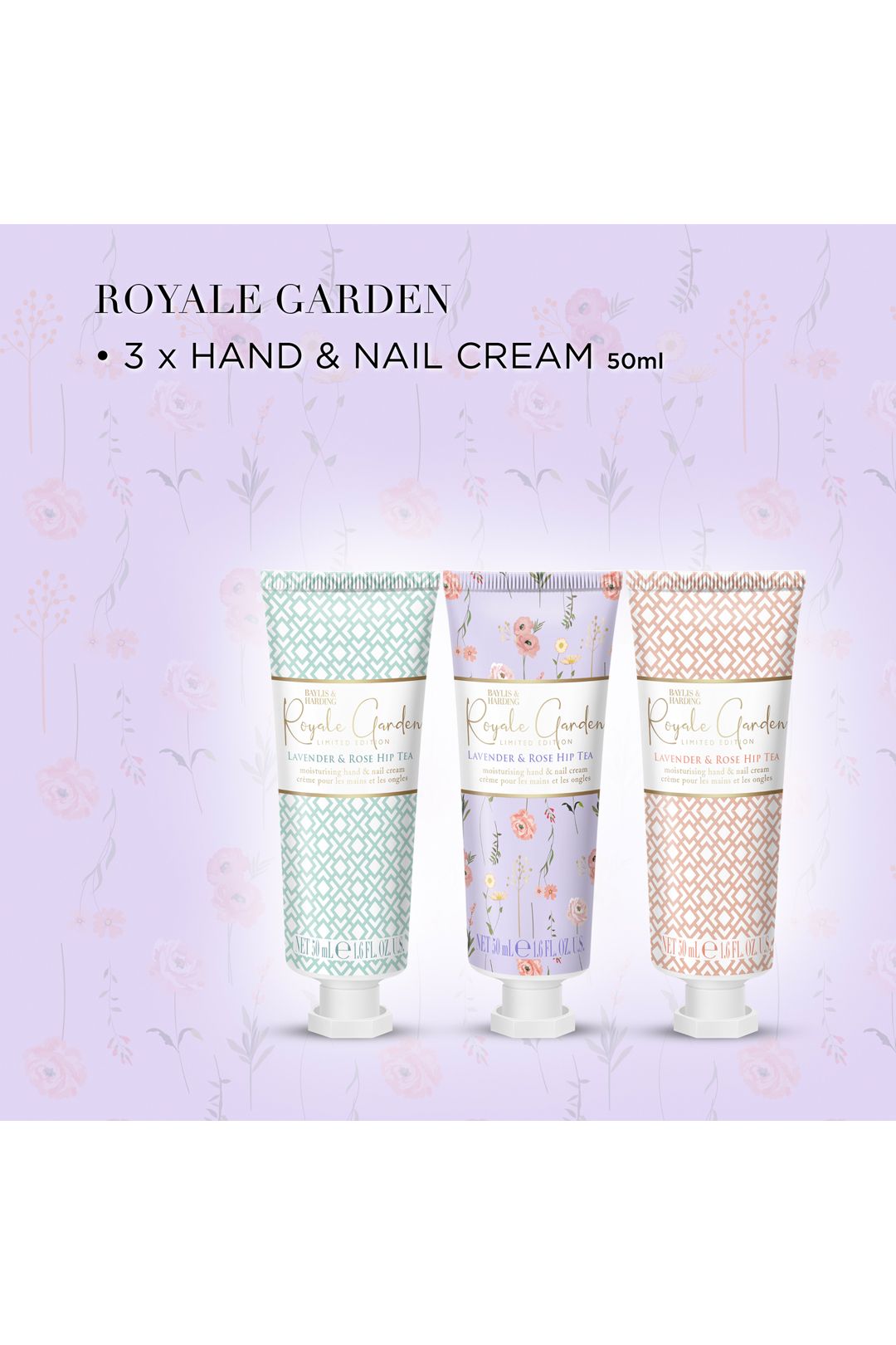 Baylis & Harding Royale Garden Luxury Hand Treats Gift Set Multi image 4
