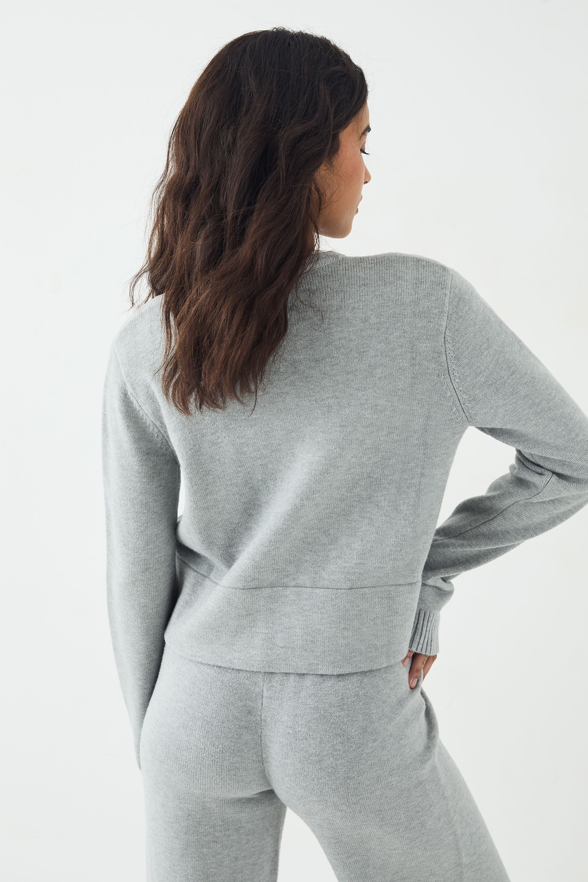 DSGN Studio DSGN Studio Knitted Cardigan Charcoal image 2