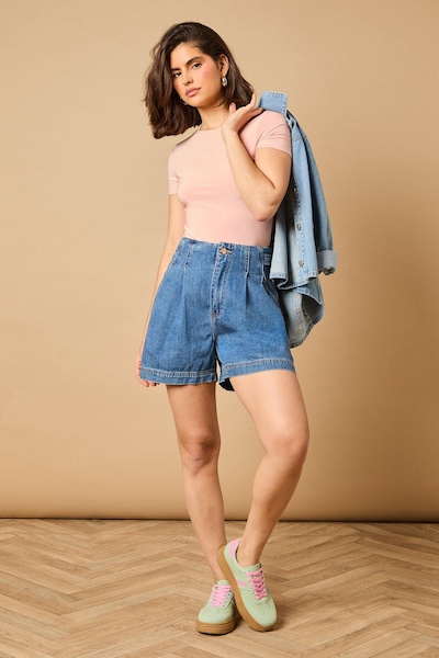 Oasis Eudora Faux Leather Two Tone Platform Trainers Sage