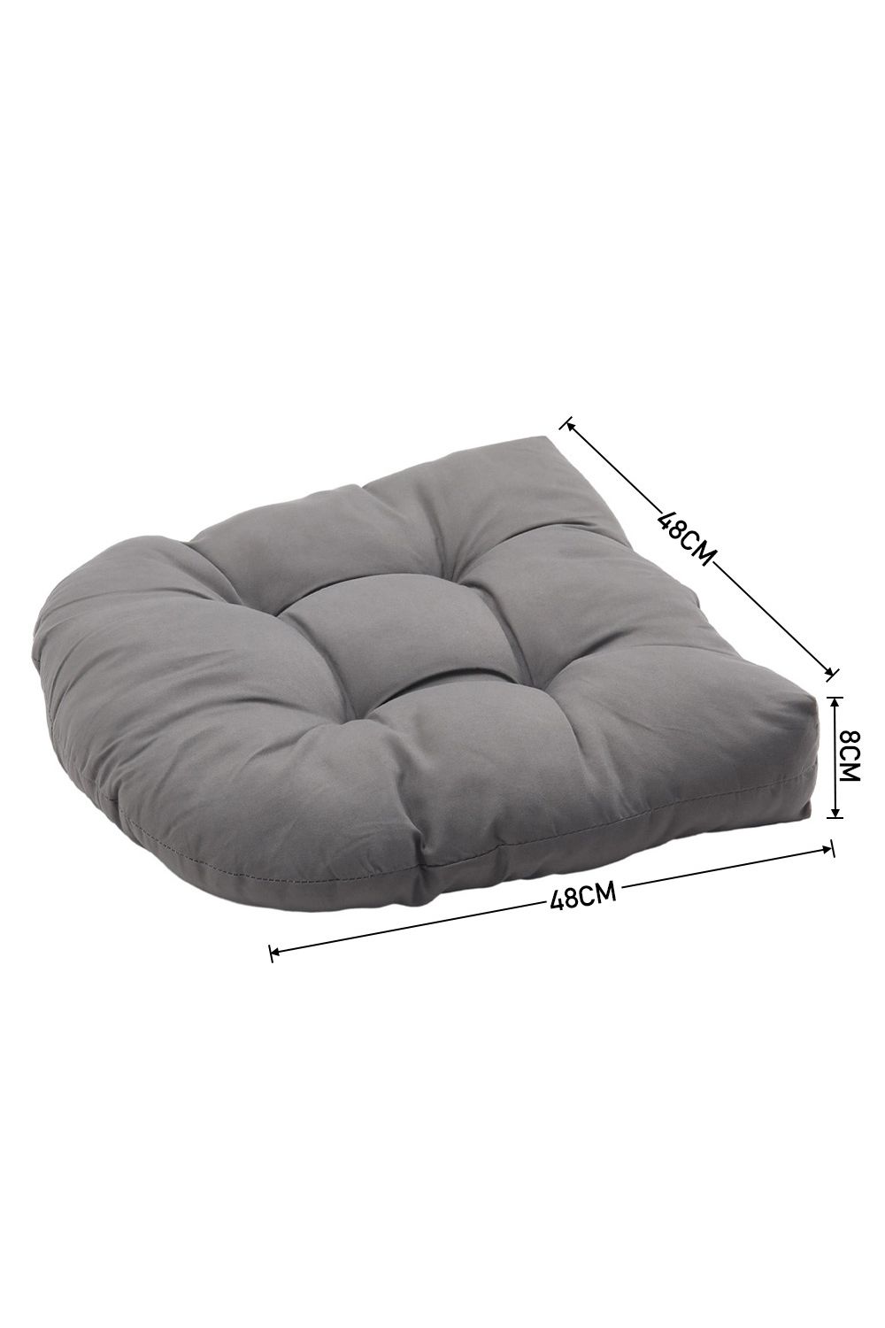 Living and Home 2Pcs Outdoor Comfortable Tufted Chair Cushion image 6