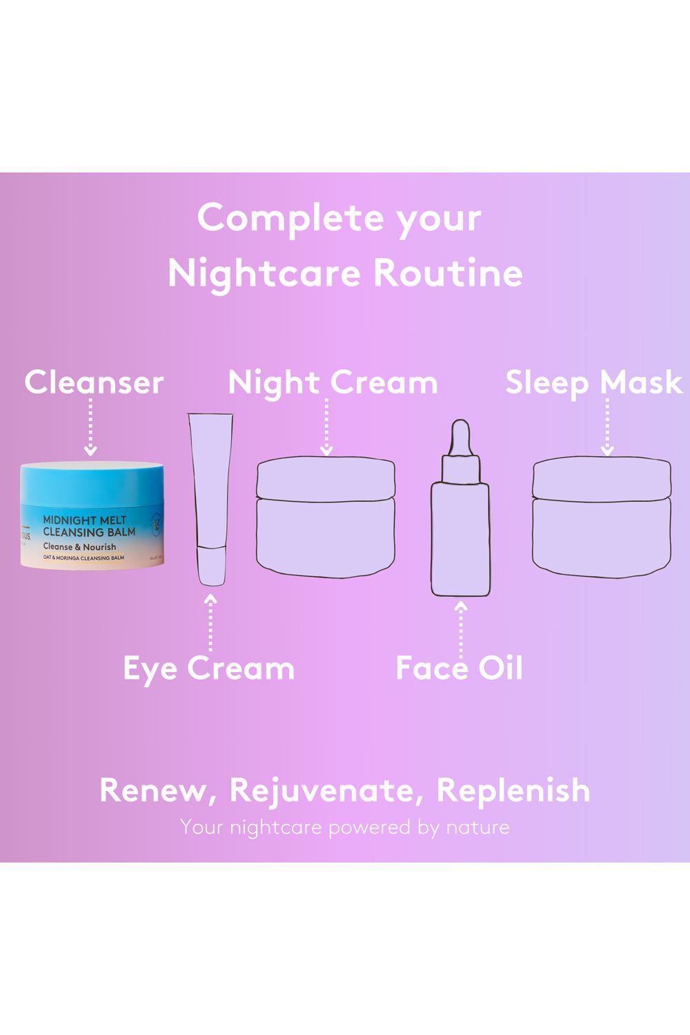 Delhicious Midnight Melt Cleansing Balm 100ml Multi image 5