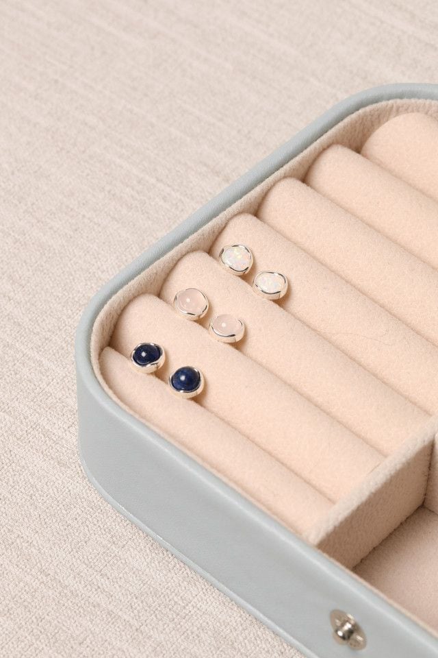 Simply Silver Sterling Silver 925 Polished Rose Stud Earrings image 3