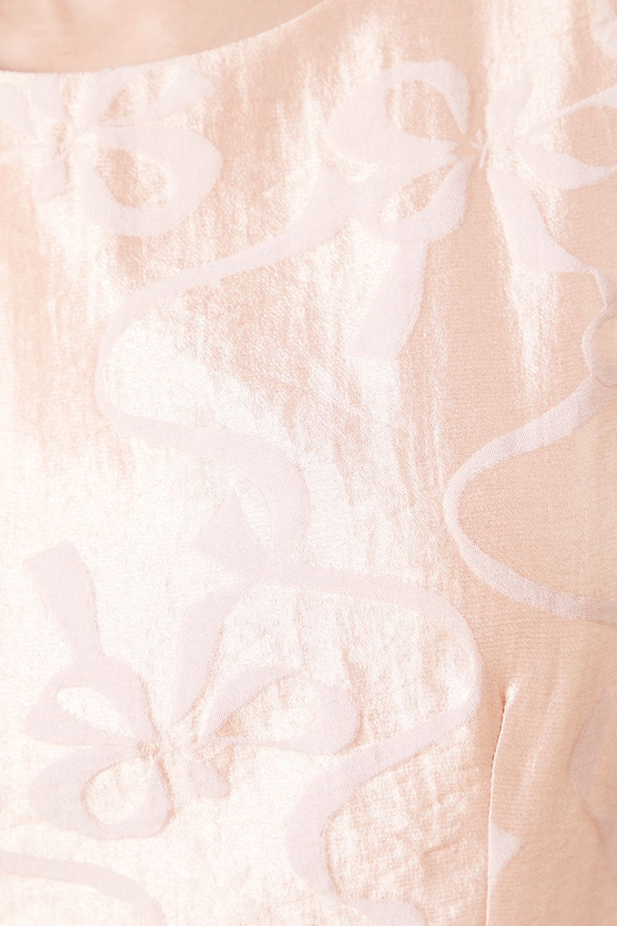 Dorothy Perkins Petite DP Luxe Satin Bow Print Midi Dress Pink image 5