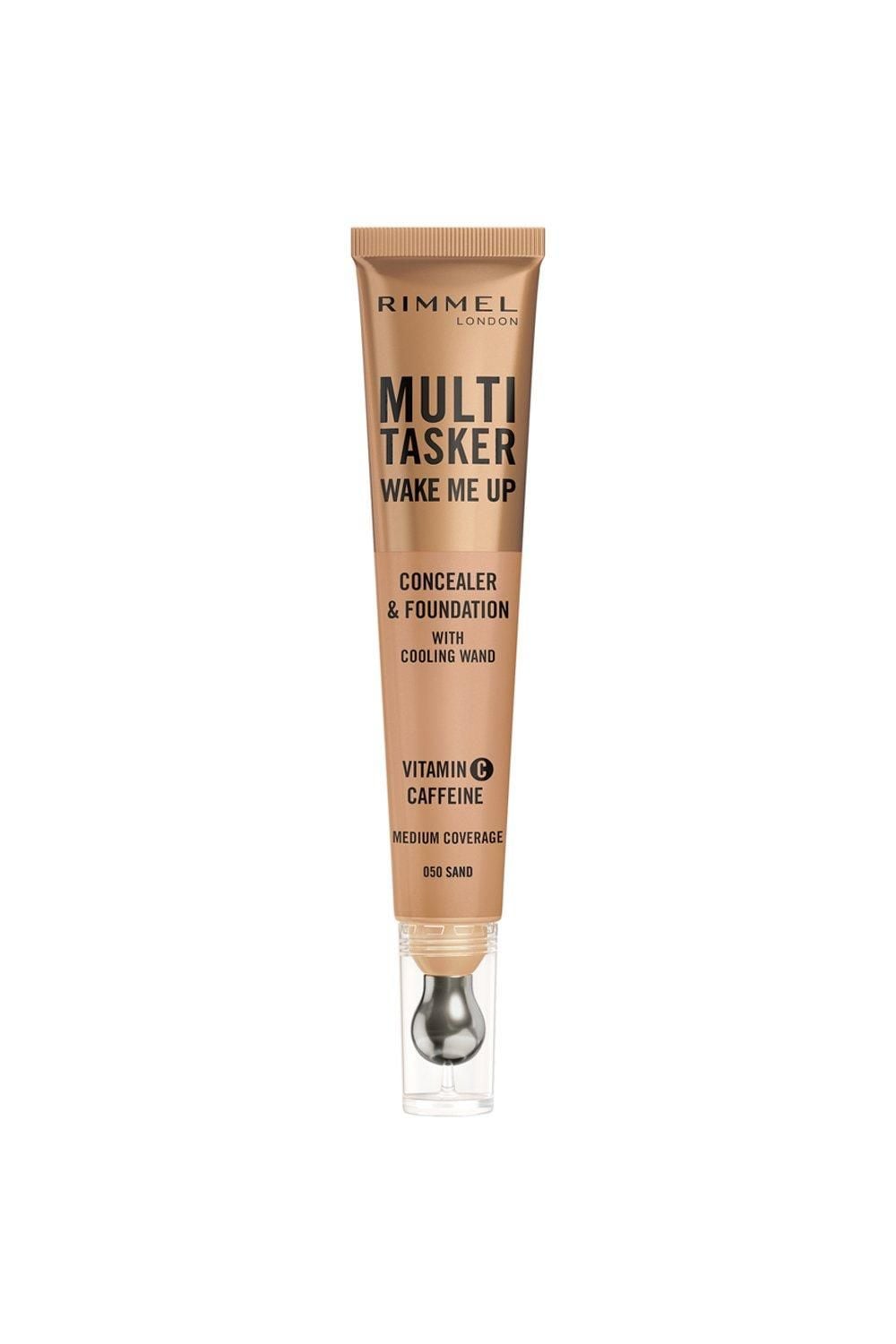 Rimmel London Multi-Tasker Wake Me Up Foundation & Concealer Sand image 1