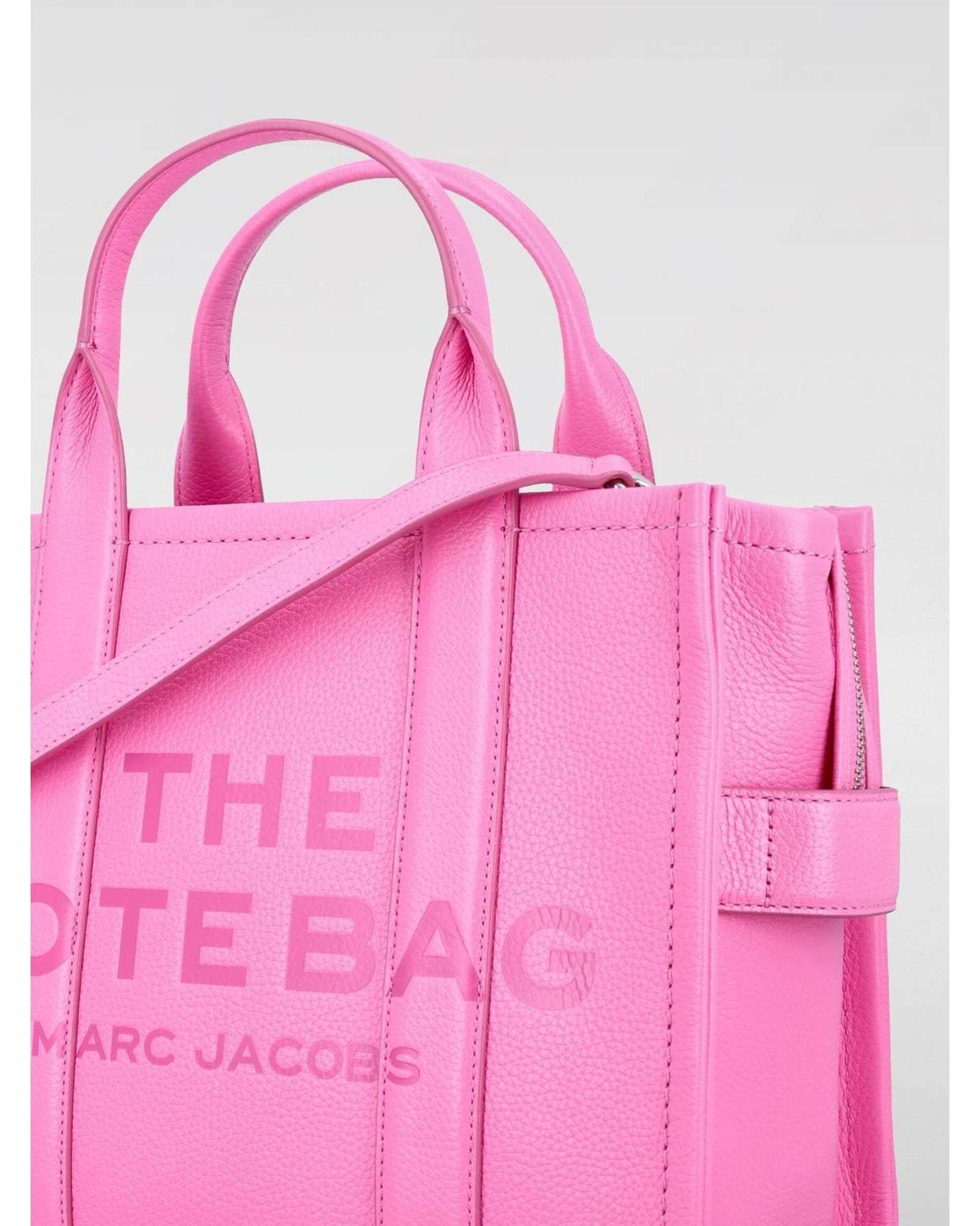 Marc Jacobs Tote Bag Handbag Leather Wo - Baby Pink image 4