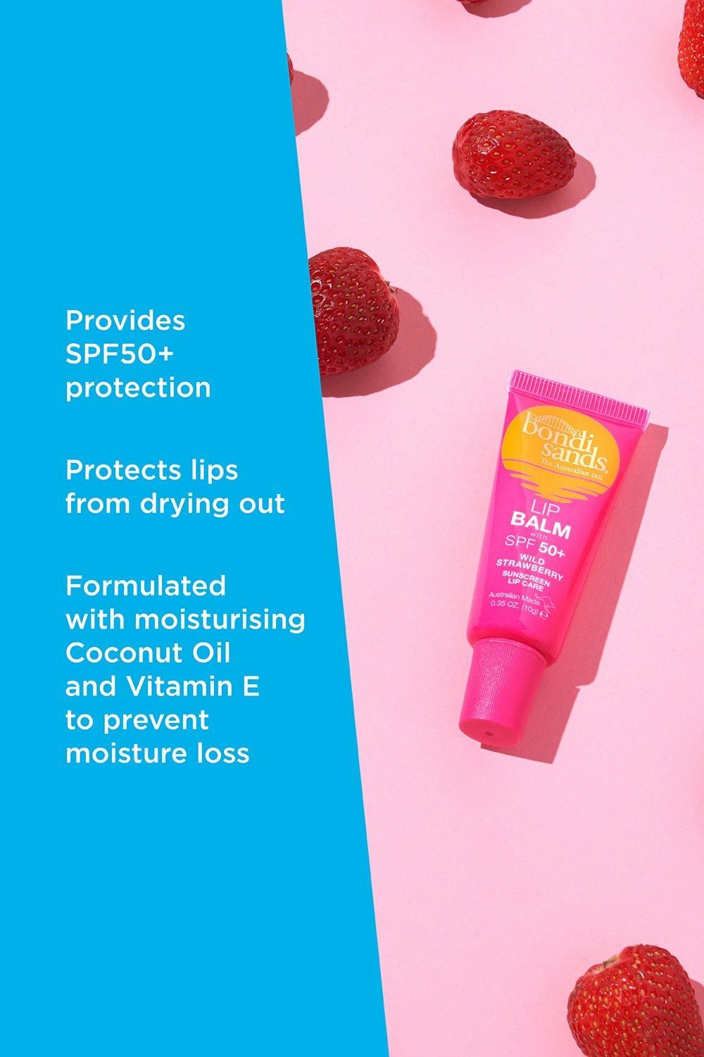 Bondi Sands Spf 50+ Lip Balm Strawberry 10g Multi image 3