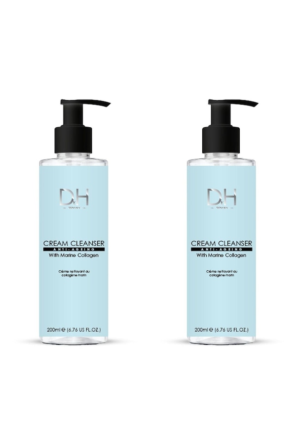 Dr H Cream Cleanser with Marine Collagen 200ml x 2 Duo Set