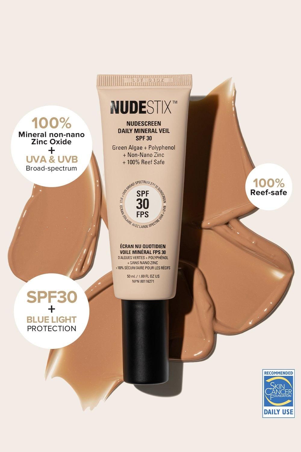 Nudestix Nudescreen Daily Mineral Veil SPF30 Tan image 3