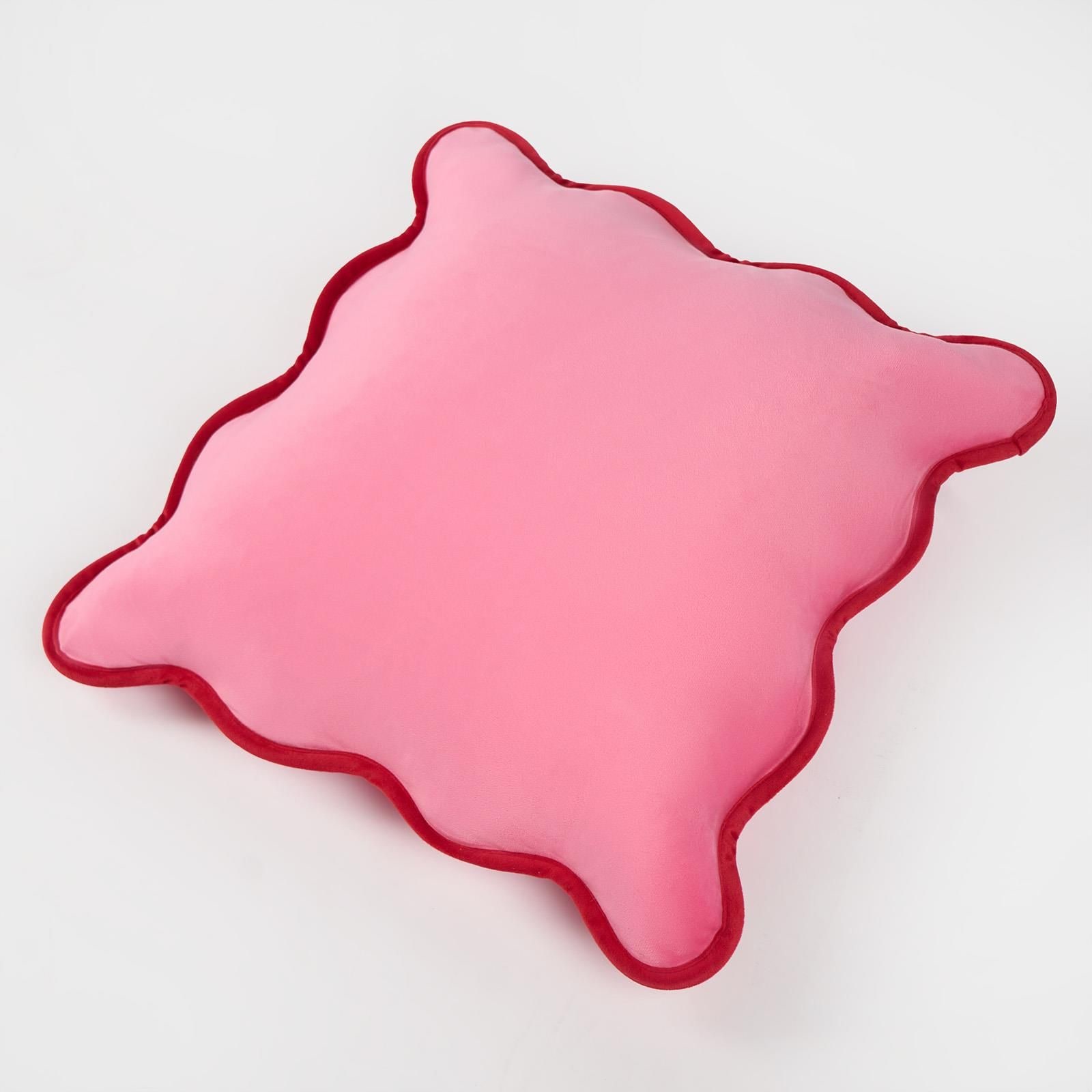 OHS 2 Pack Matte Velvet Scallop Edge Cushion Covers Home Decor Set image 5