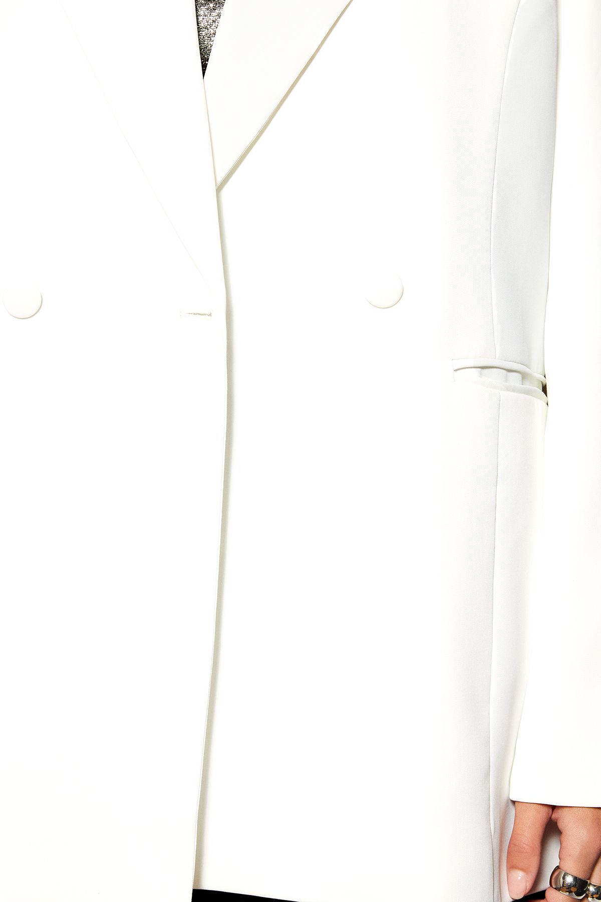 Warehouse Runway 1.8.1.8 Single Breasted Blazer White image 4