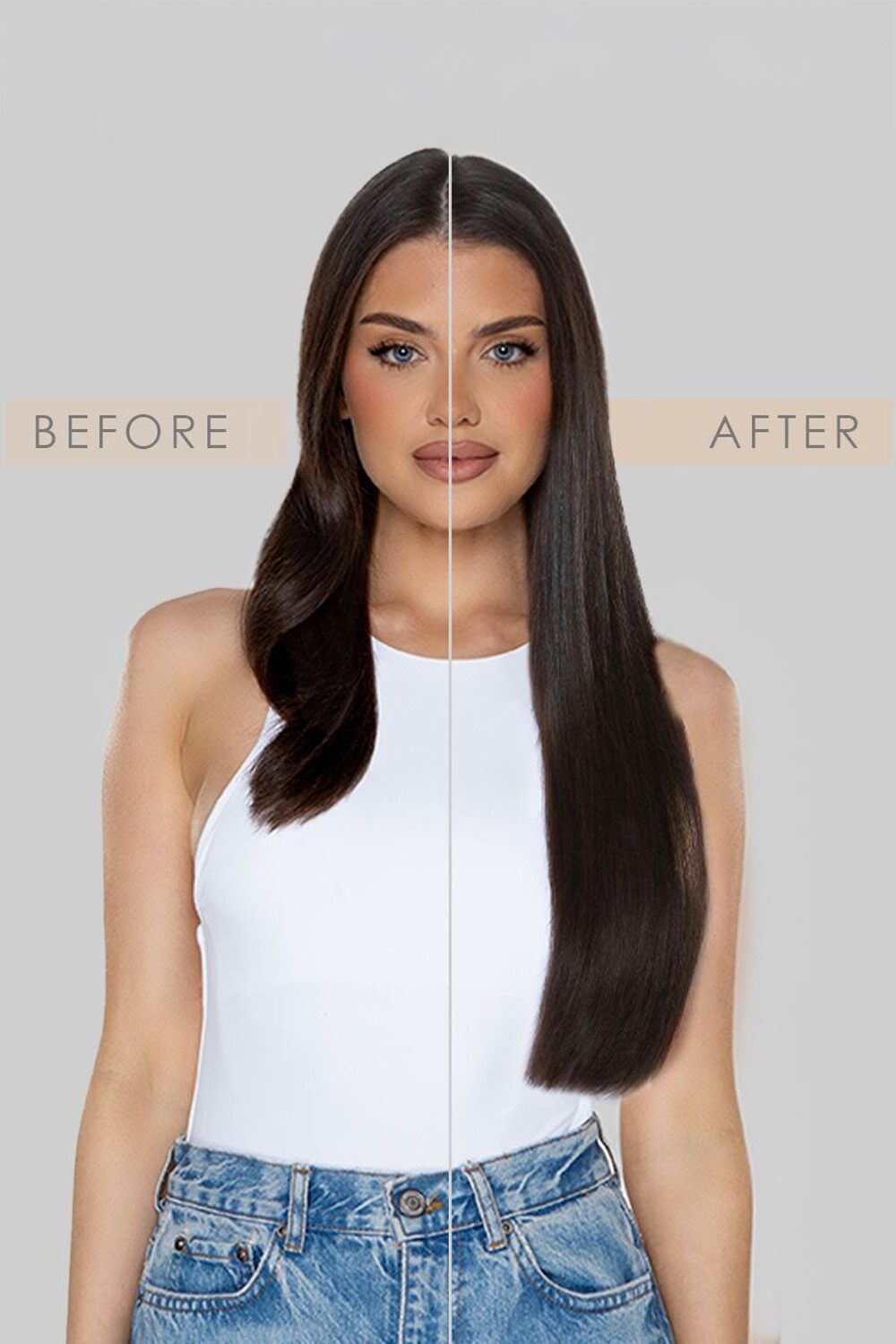 Beauty Works 20" Double Hair Set Clip-In Extensions 210g Dubai image 3