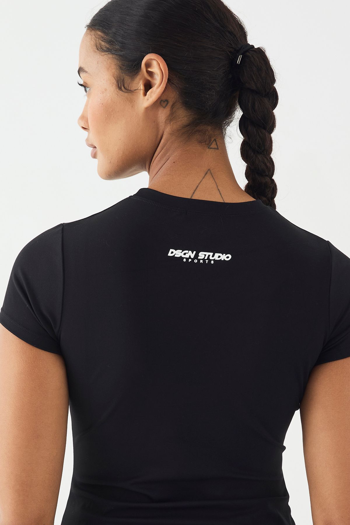 DSGN Studio DSGN Studio Ultra Sculpt Short Sleeve Top Black image 4