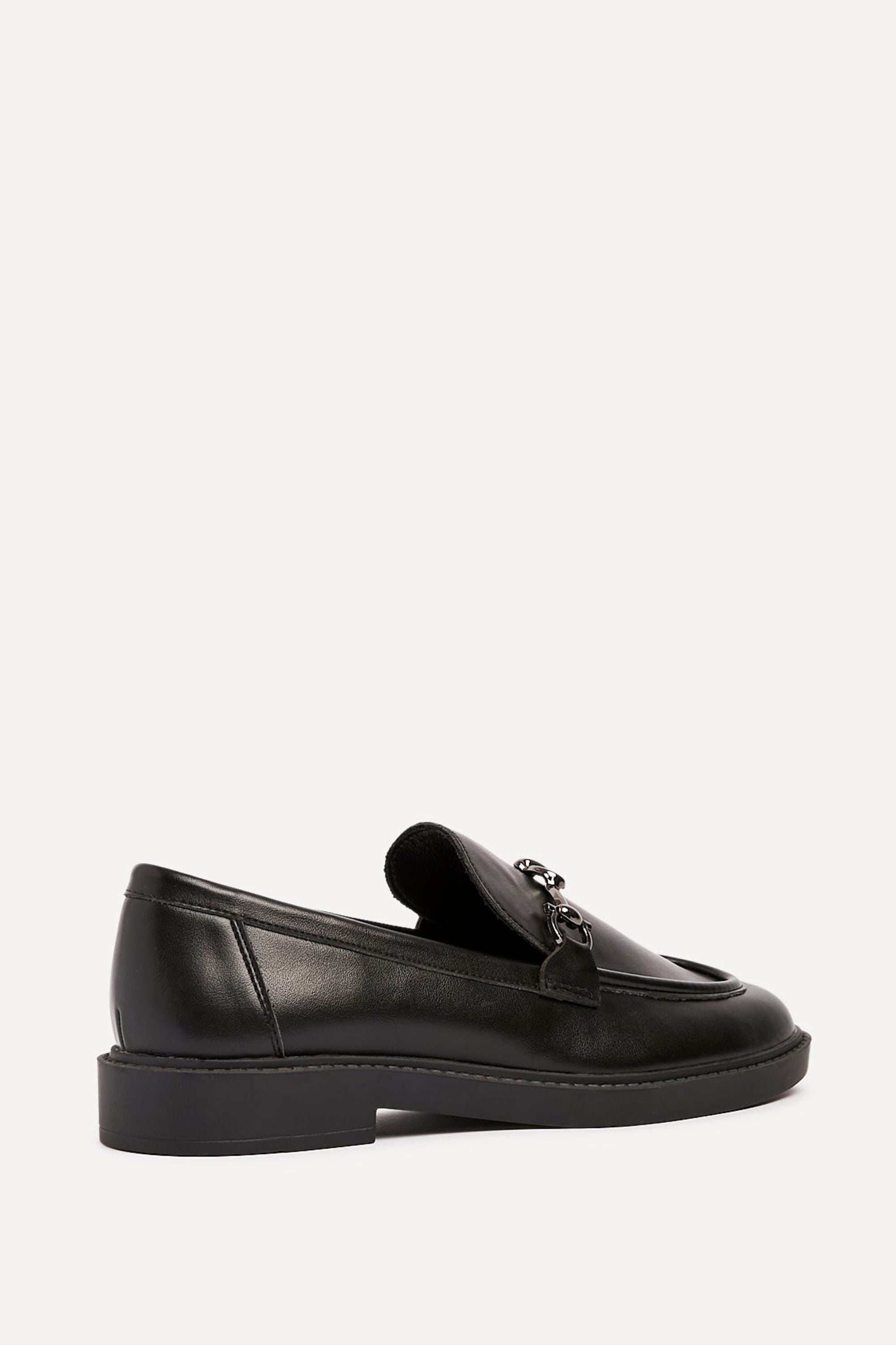 Linzi Elite Black Faux Leather Loafer image 5