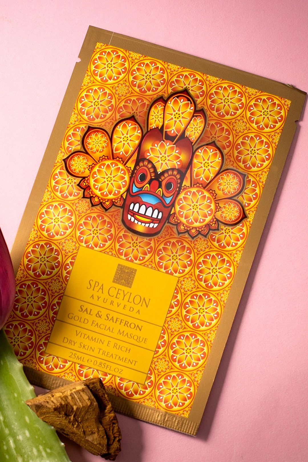 Spa Ceylon Sal & Saffron - Gold Facial Masque 25ml image 2
