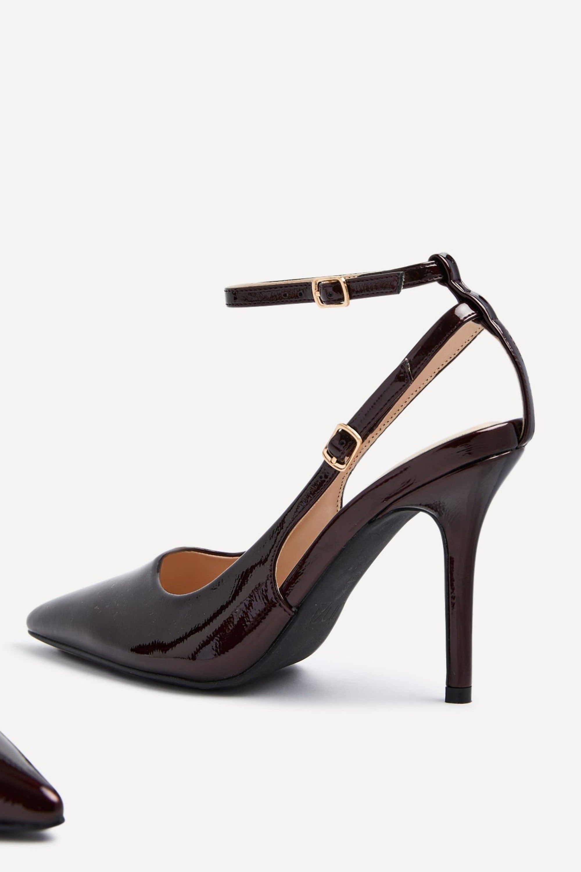 Linzi Galore Burgundy Patent Stylist Court Heels image 4