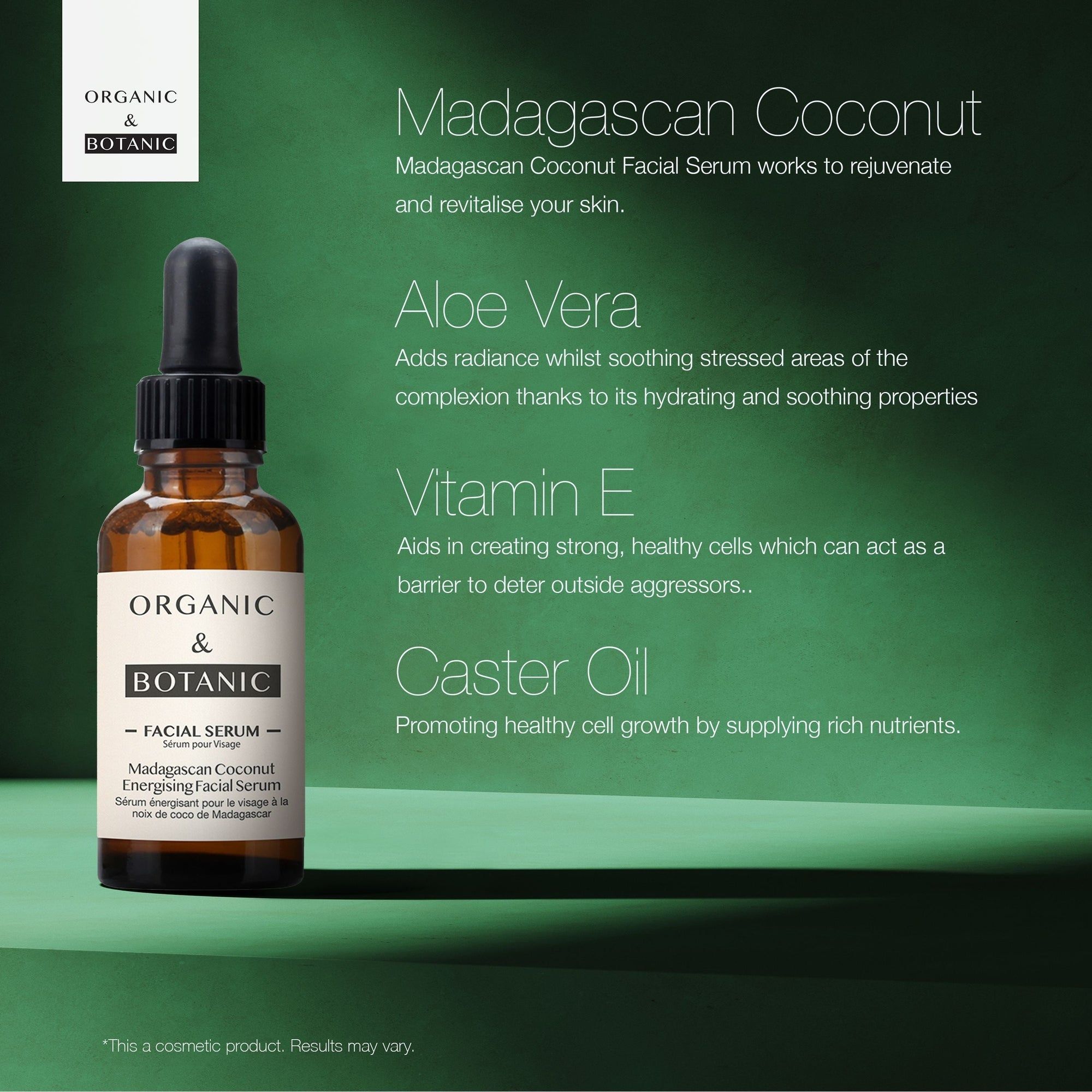 Organic & Botanic Madagascan Coconut Facial Serum 30ml x 2 Duo Pack image 6