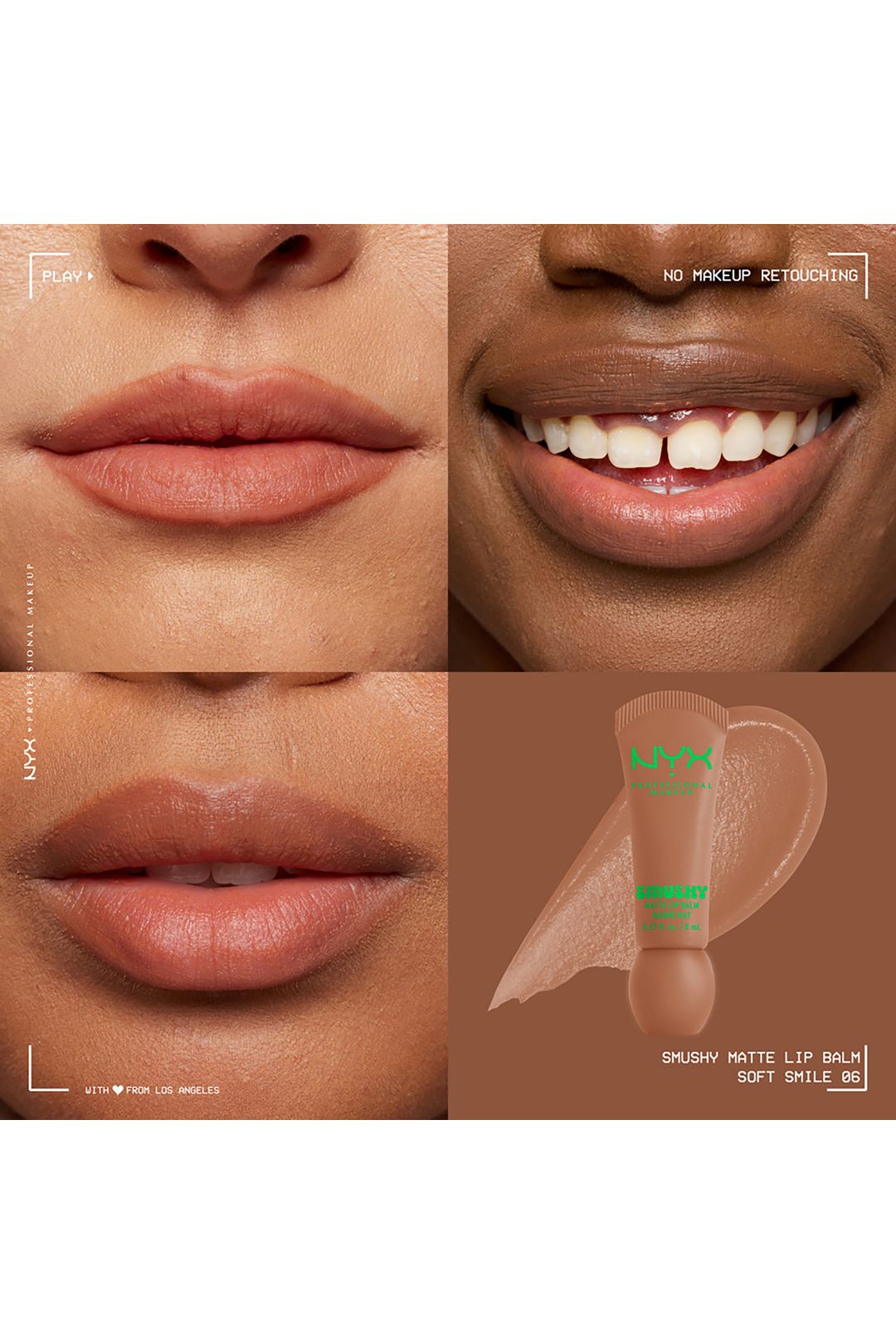 NYX Professional Makeup Smushy Matte Lip Balm 8ml Soft Smile image 4