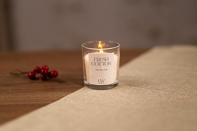 Marco Paul Cotton Scented Jar Candle Large Candles Scented image 4