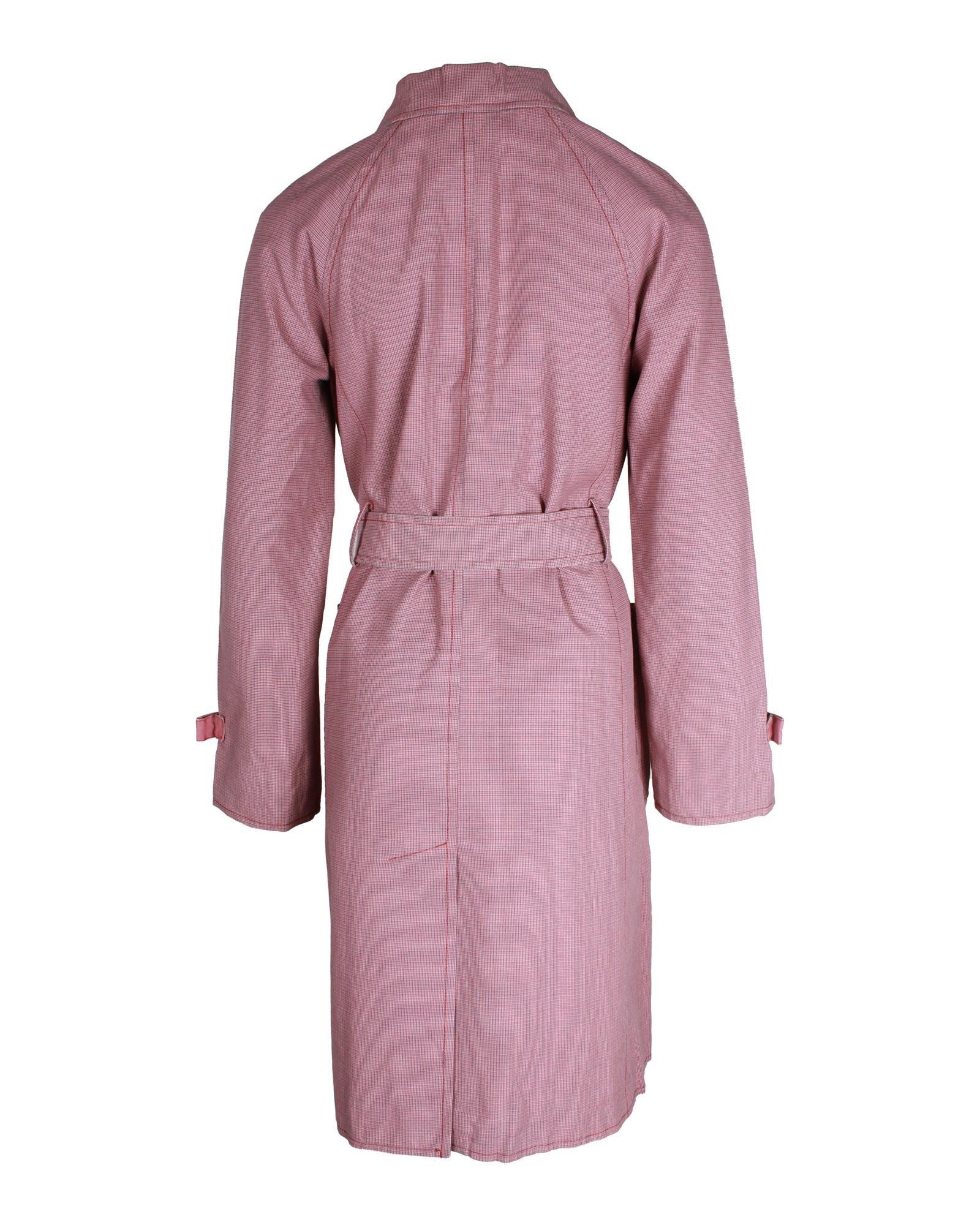 Marc Jacobs Preloved Check Coat Belted Style Wo - Pink image 3