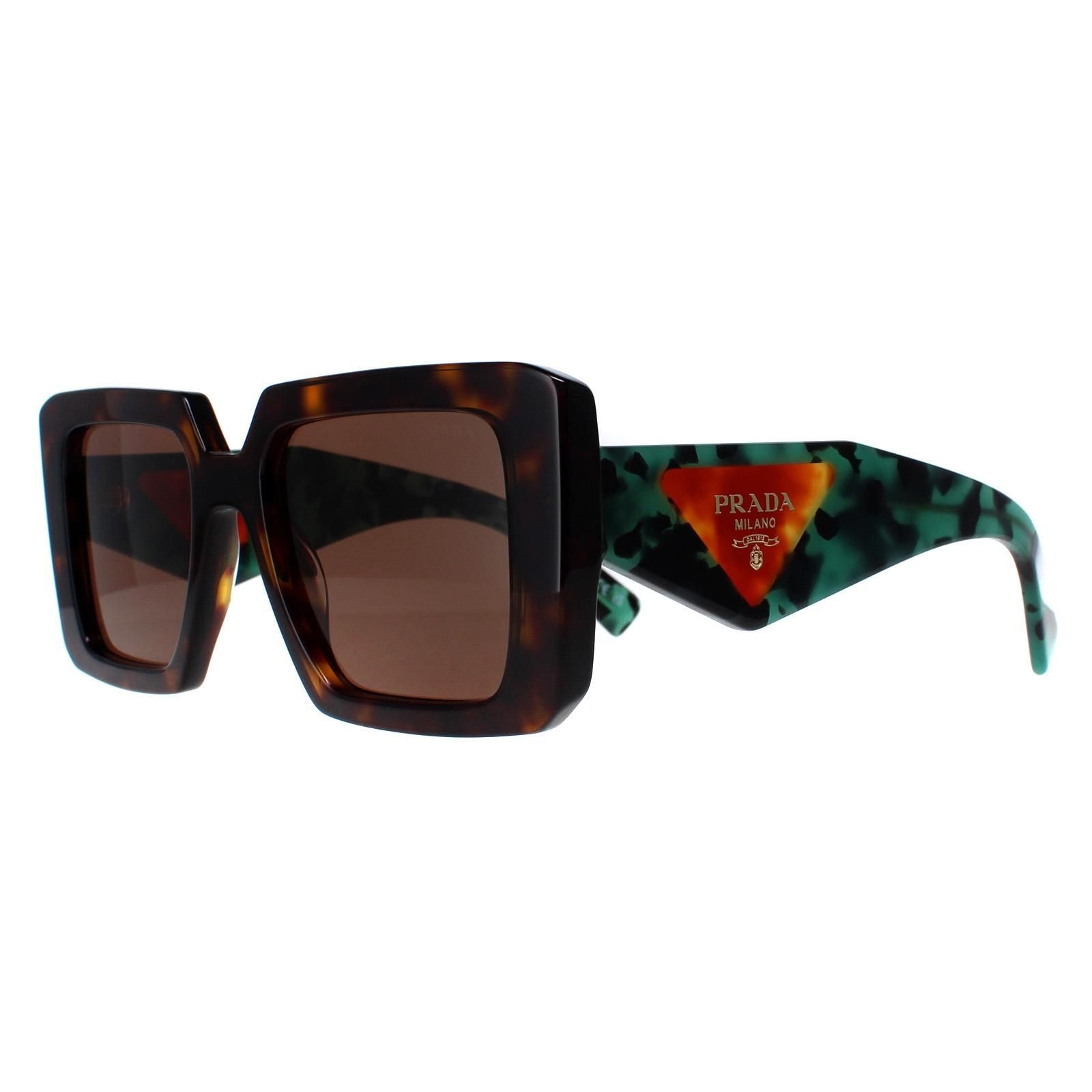 Prada Square Tortoise Dark Brown PR23YS image 2