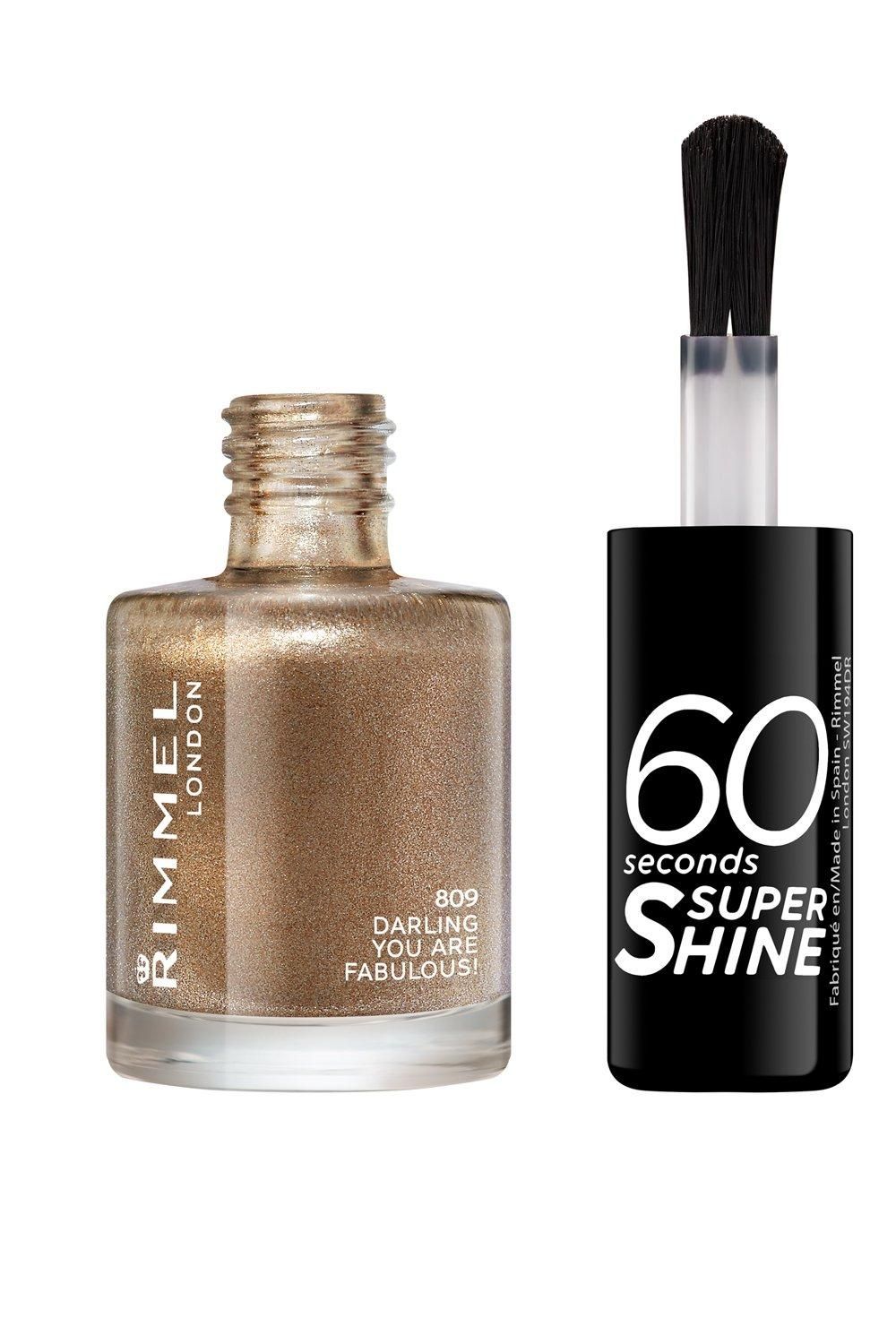 Rimmel London 60 Seconds Super Shine Nail Polish Darling You Are Fabulous image 3