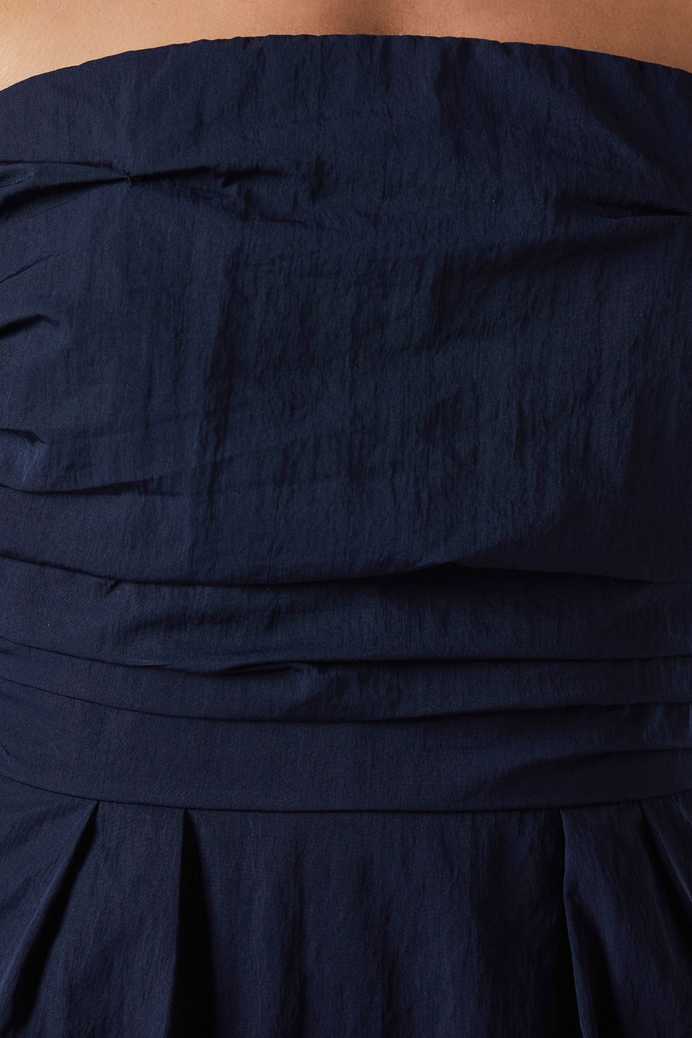 Coast Bandeau Taffetta Bridesmaid Maxi Dress Navy image 5