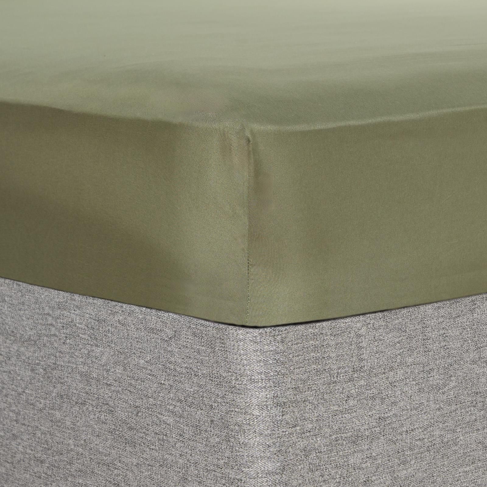 OHS Plain Dyed Non-Iron Fitted Bed Sheet image 1