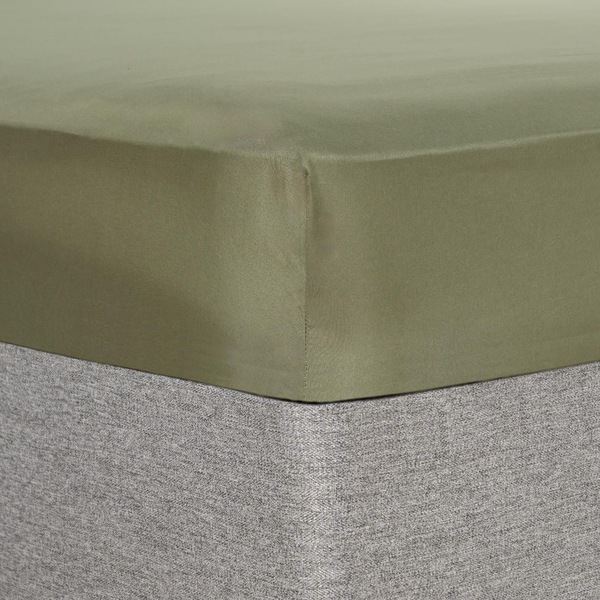 OHS Plain Dyed Non-Iron Fitted Bed Sheet