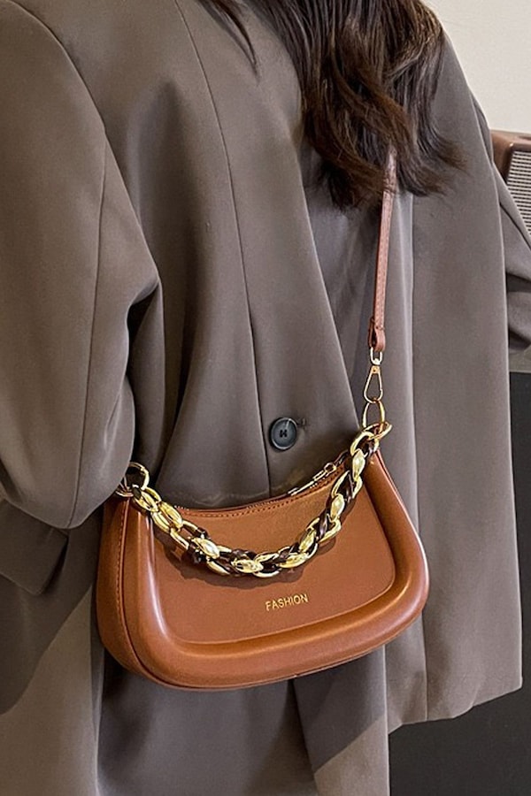 XY London 'Helina' Women's Small Handbag With Shoulder Strap and Chain Strap