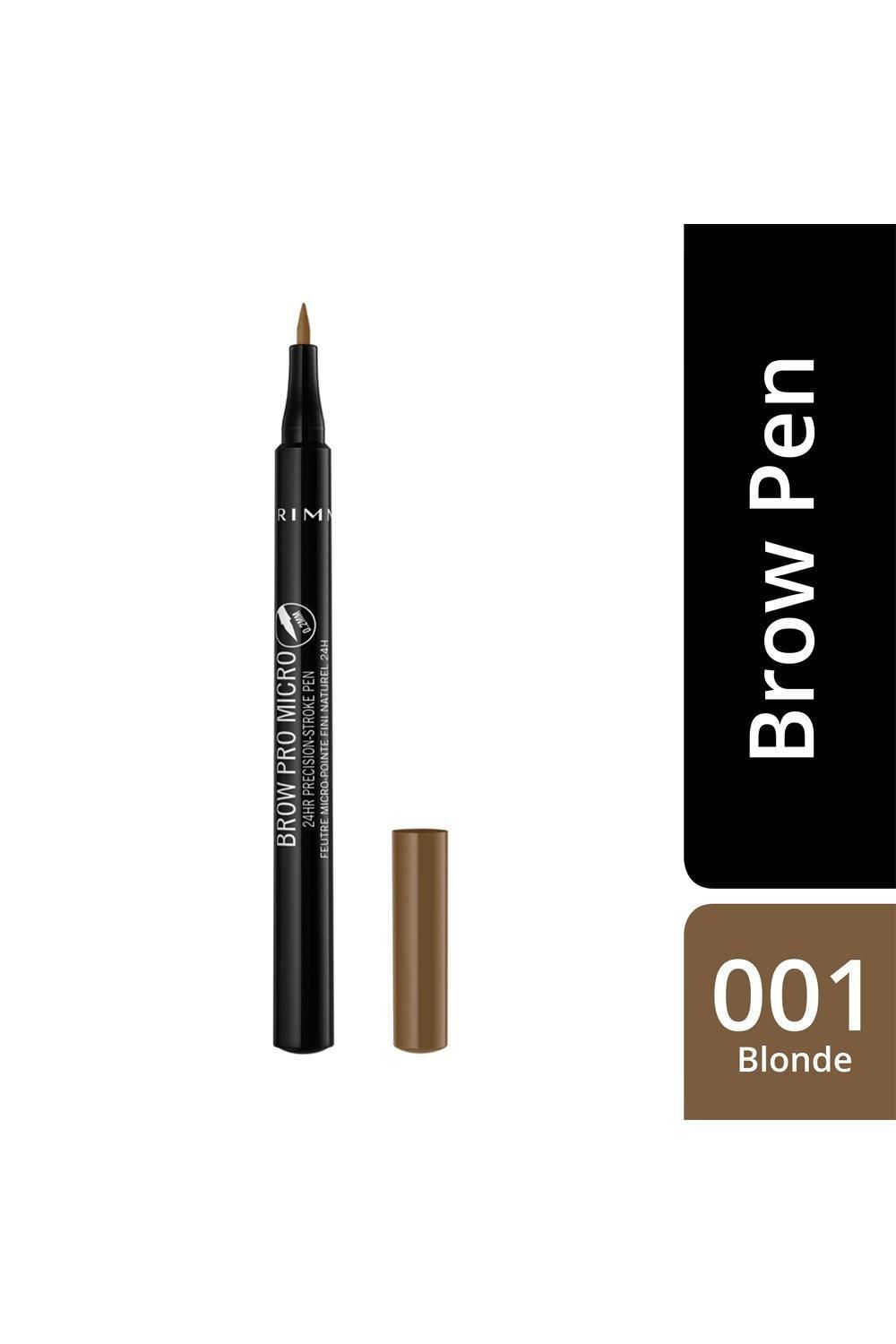 Rimmel London Brow Pro Micro 24HR Precision-Stroke Pen 001 Blonde image 2