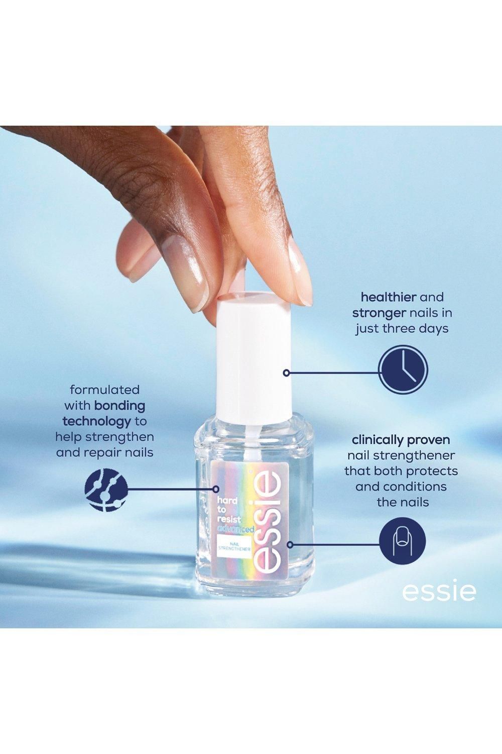 Essie Hard to Resist Advanced Nail Strengthener Clear image 10