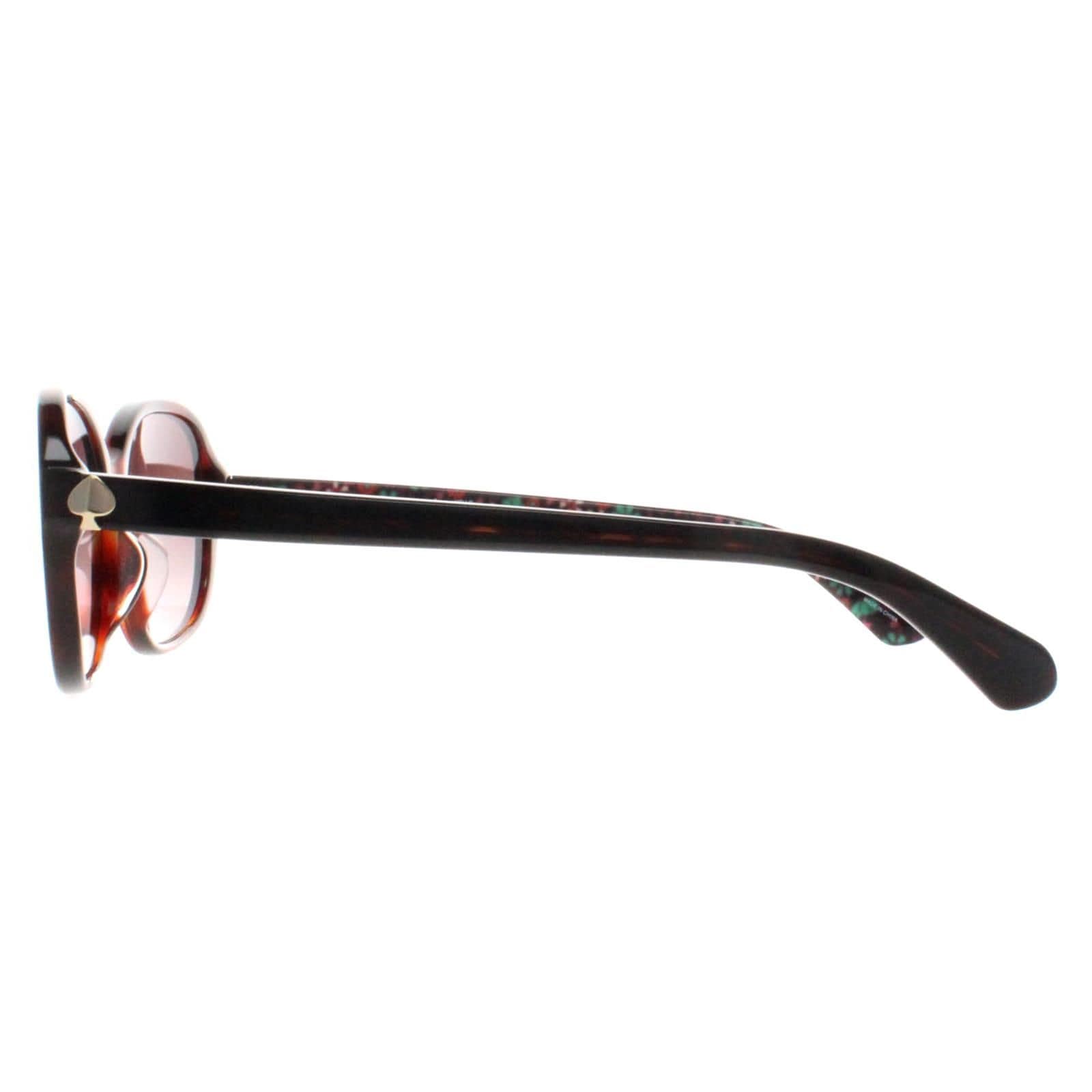 Kate Spade Butterfly Shiny Dark Havana Brown Gradient Izabella/G/S image 3