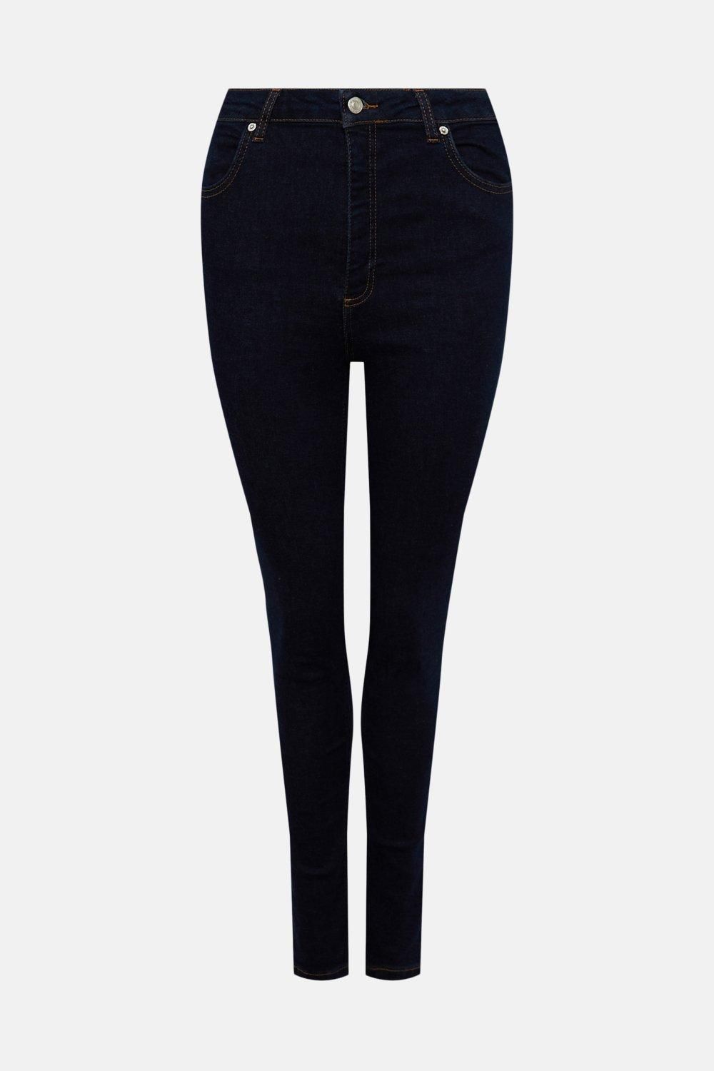 Warehouse 98s Denim High Rise Skinny Jean Indigo image 4
