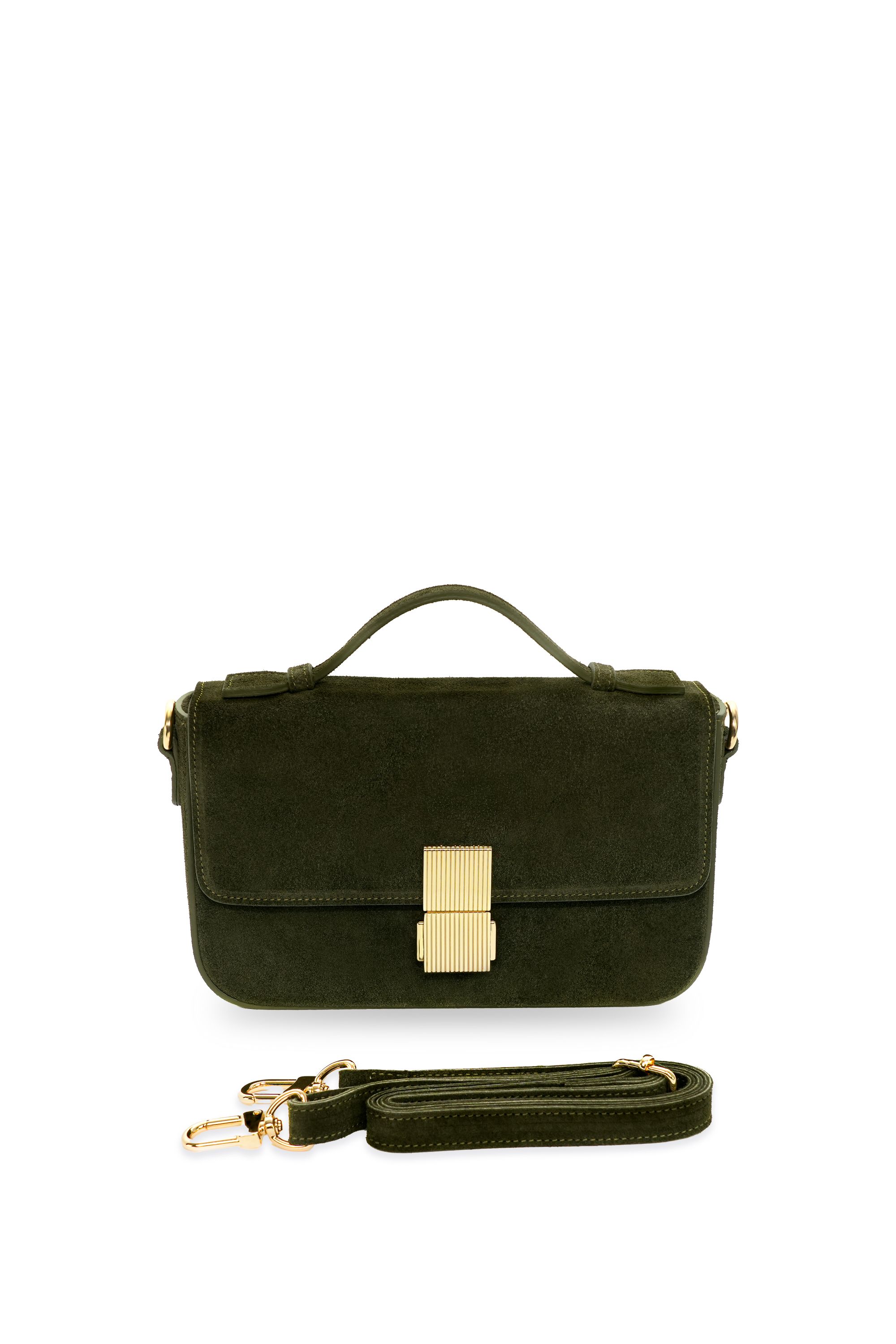 Apatchy London The Flora Suede Top Handle Bag image 2