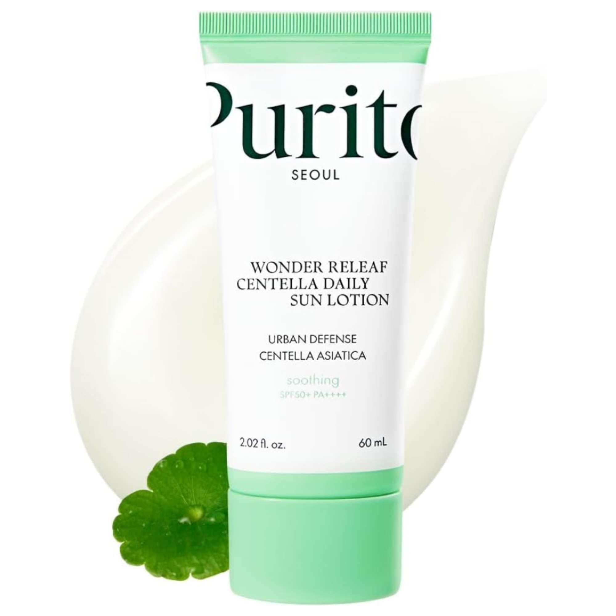 Purito Wonder Releaf Centella Daily Sun Lotion SPF50+ PA++++ 60ml image 2