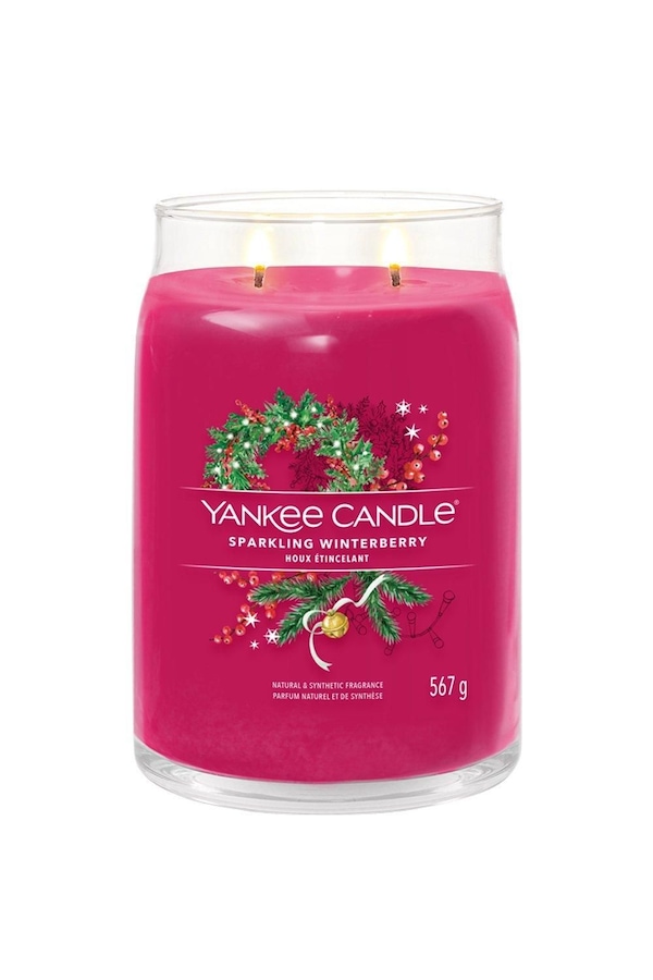 Yankee Candle Sparkling Winterberry Signature Large Jar Candle Multi