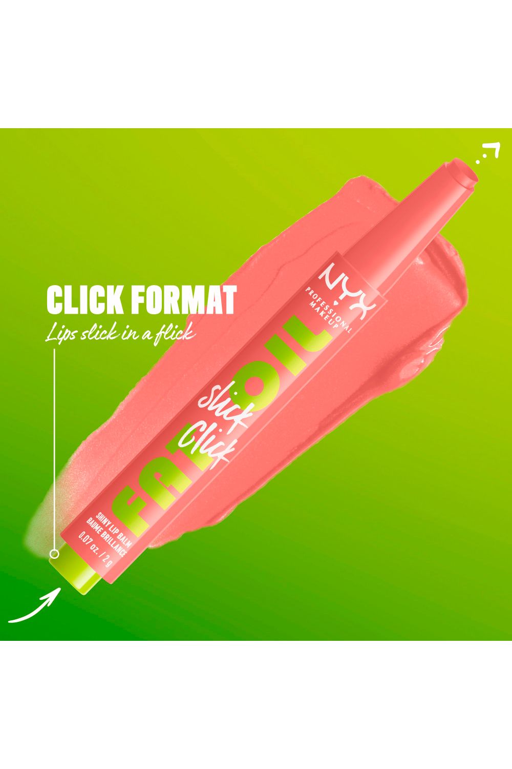 NYX Professional Makeup Fat Oil Slick Click Lip Balm 2g Story Or Post image 5
